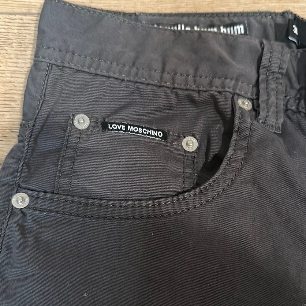 Moschino Men's Grey/Green Jeans - Picture 4 of 5